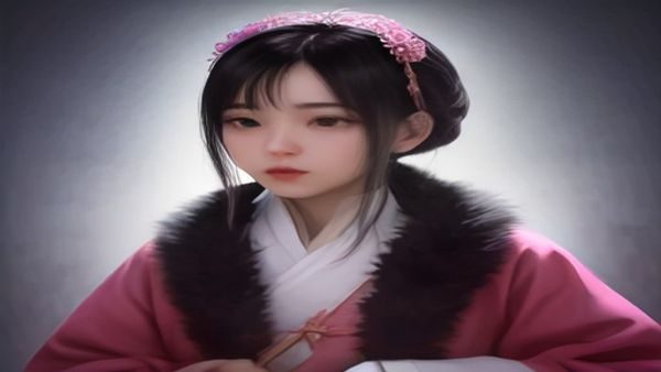 数据图表风格资讯配图，展示女生被艹相关搜索词热度分布图，霓虹紫色柱状图背景